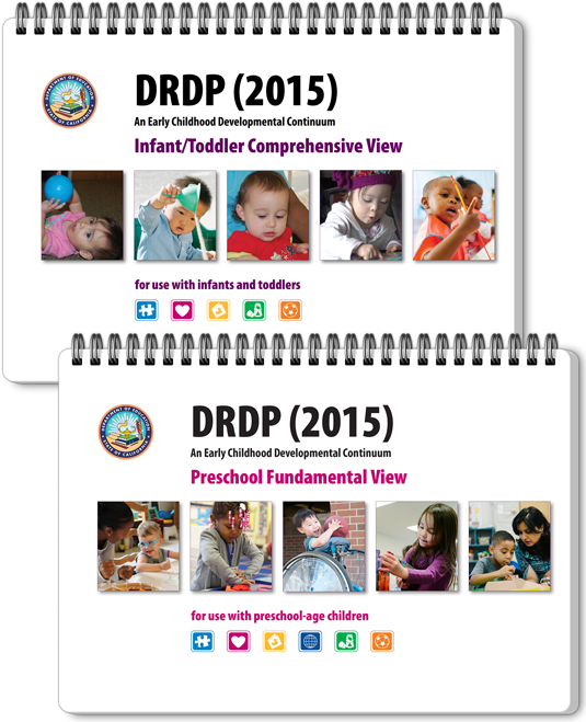 DRDP 2015 Manual covers for Preschool and Infant Toddler Views