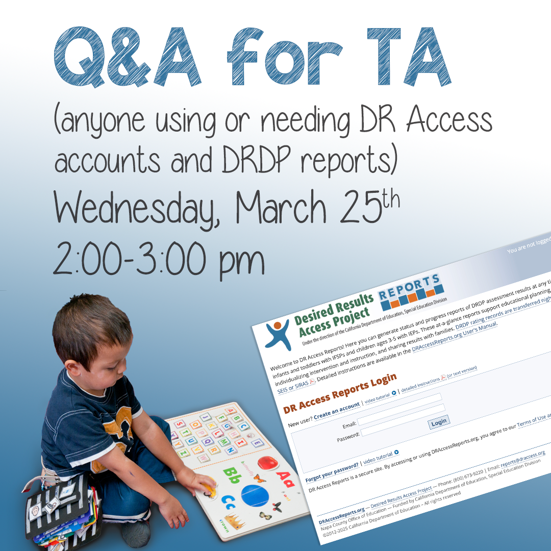 Technical Assistance Question and Answer Webinar, 2:00-3:00 pm Wednesday, March 25
