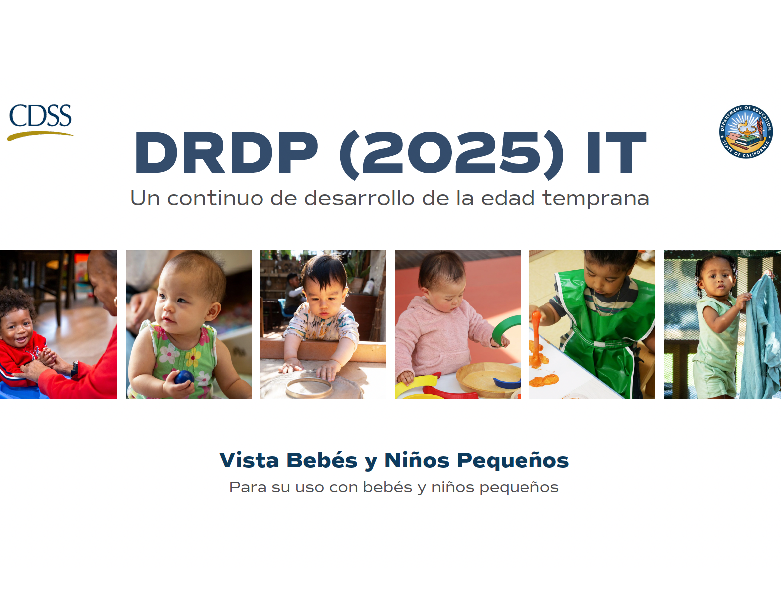 Manual de la Vista para bebés y niños pequeños (IT) del DRDP (2025)
